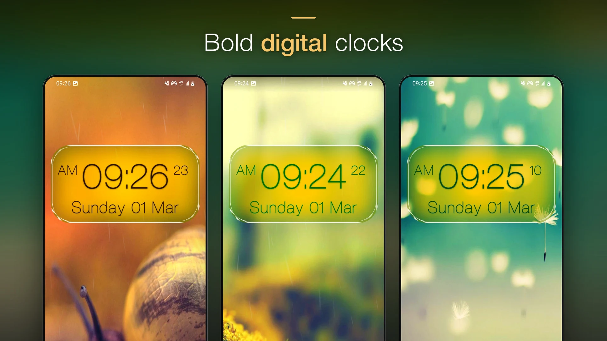 Clock Live Wallpapers screenshot