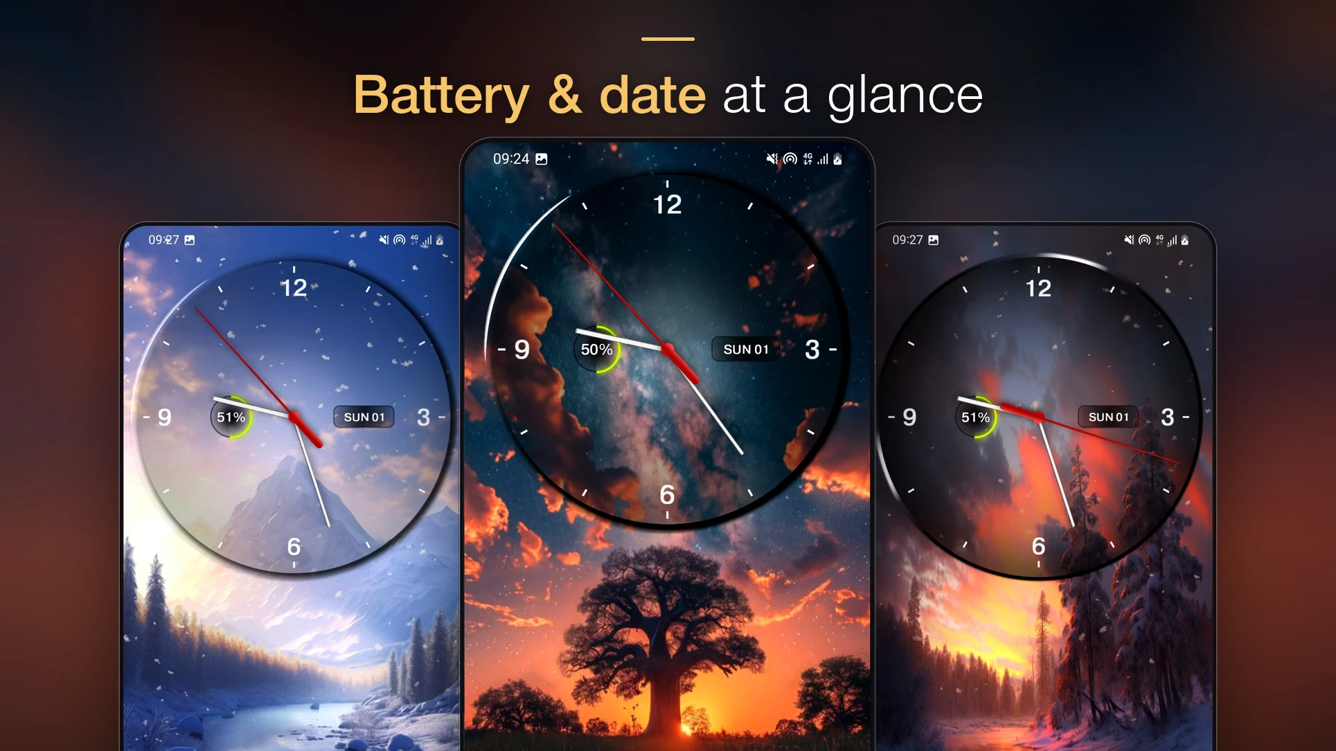 Clock Live Wallpapers screenshot
