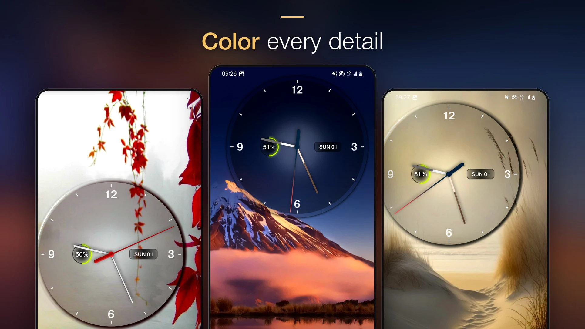 Clock Live Wallpapers screenshot