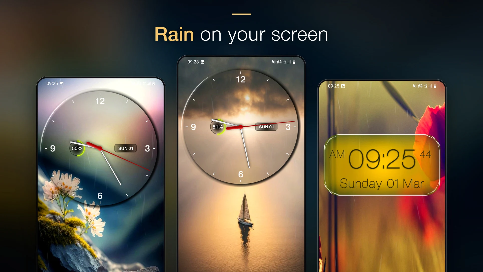 Clock Live Wallpapers screenshot