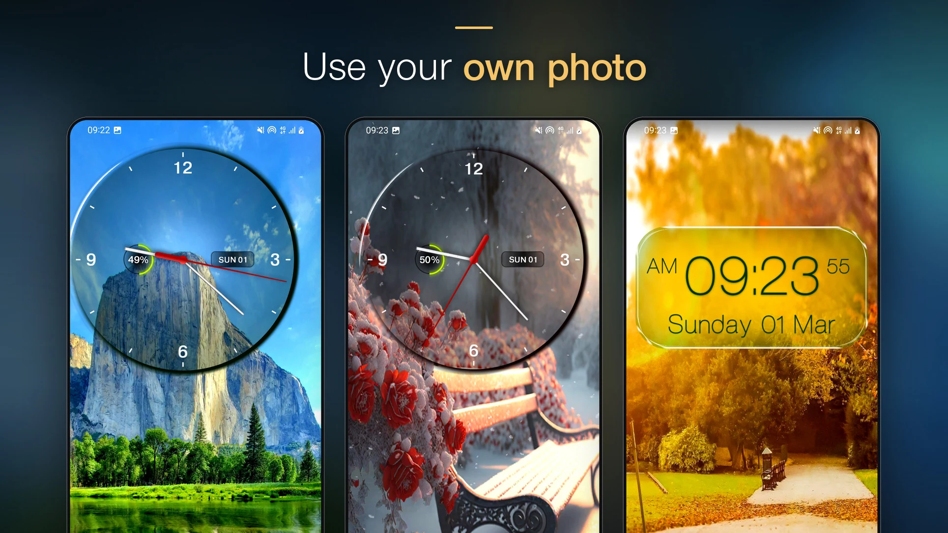 Clock Live Wallpapers screenshot